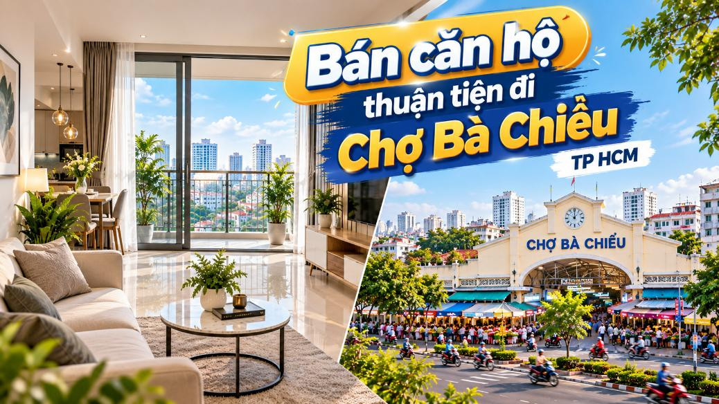 Bán căn hộ Nhiêu Lộc thuận tiện đi Chợ Bà Chiểu