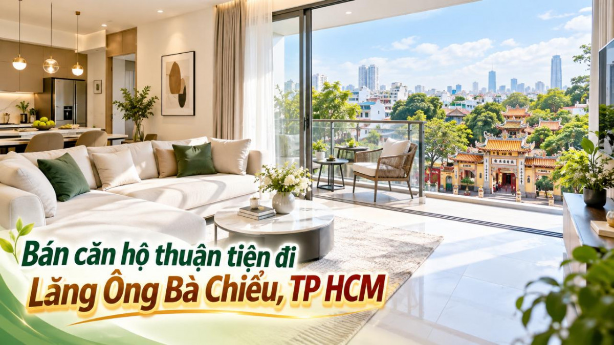 Bán căn hộ Nhiêu Lộc thuận tiện đi Lăng Ông Bà Chiểu