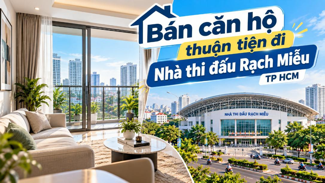 Bán căn hộ Nhiêu Lộc thuận tiện đi Nhà thi đấu Rạch Miễu