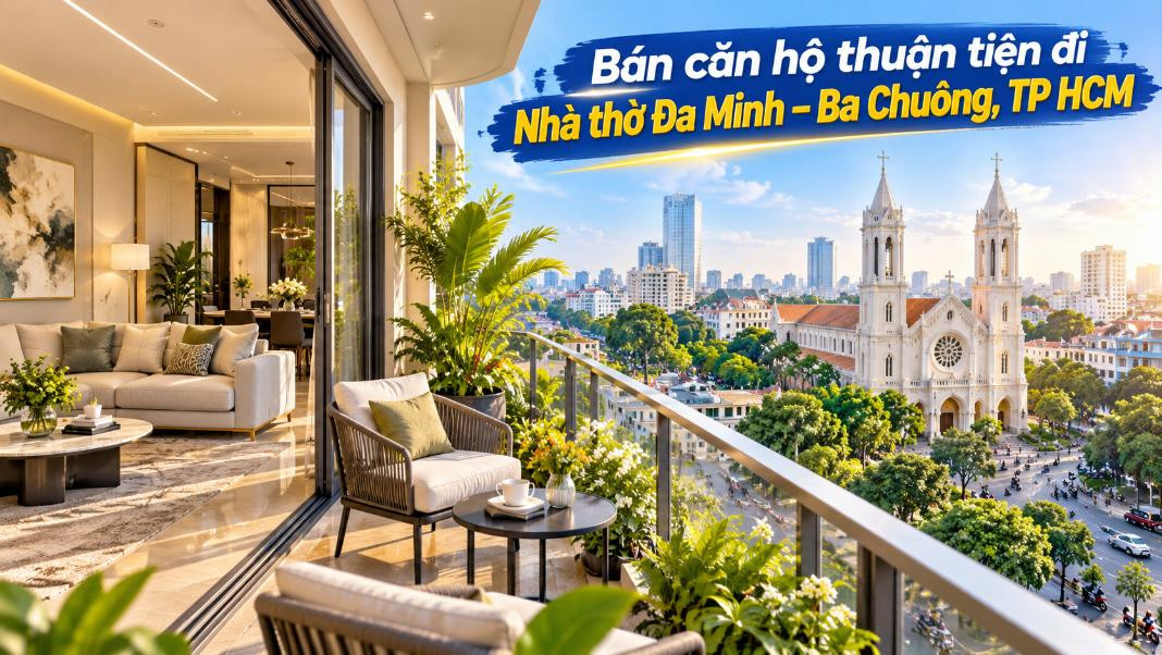 Bán căn hộ Nhiêu Lộc thuận tiện đi Nhà thờ Ba Chuông