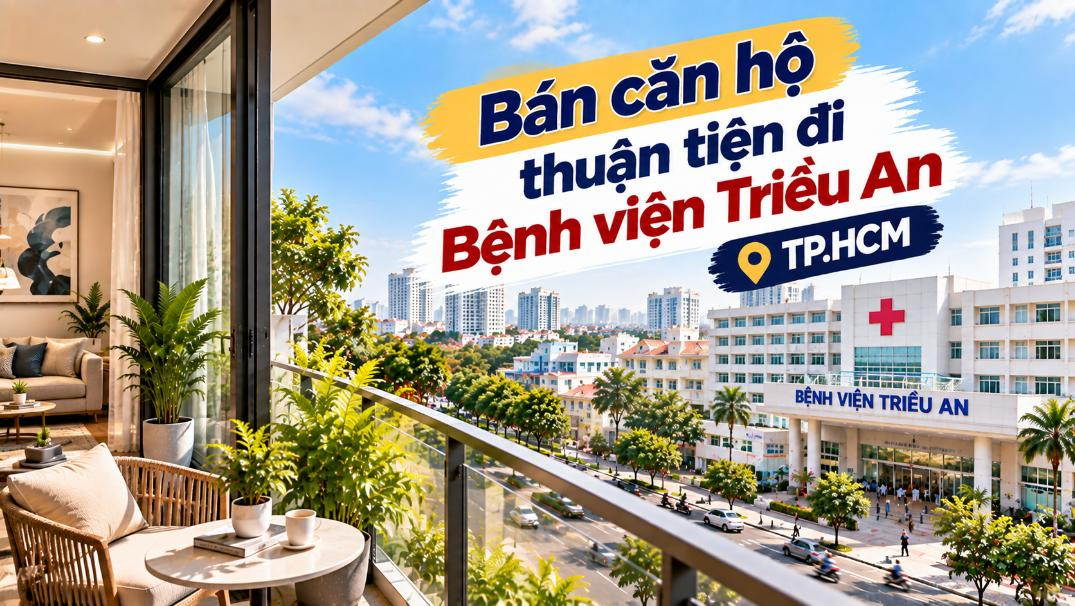 Bán căn hộ Phú Định thuận tiện đi Bệnh viện Triều An