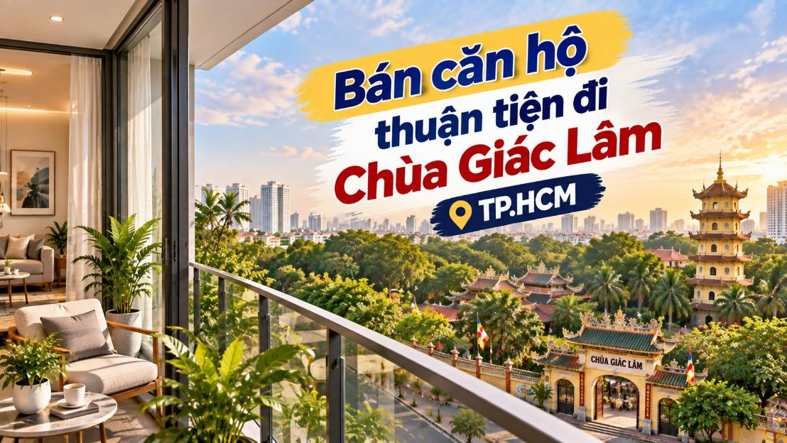Bán căn hộ Phú Định thuận tiện đi Chùa Giác Lâm
