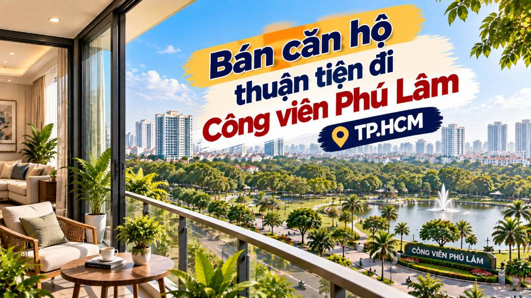 Bán căn hộ Phú Định thuận tiện đi Công viên Phú Lâm