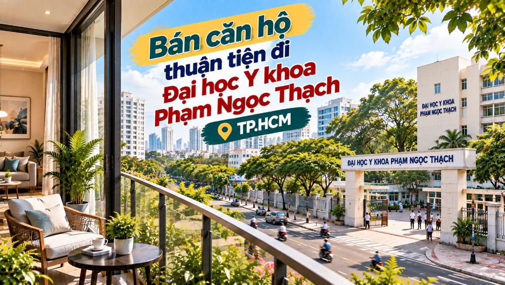 Bán căn hộ Phú Định thuận tiện đi Đại học Y khoa Phạm Ngọc Thạch