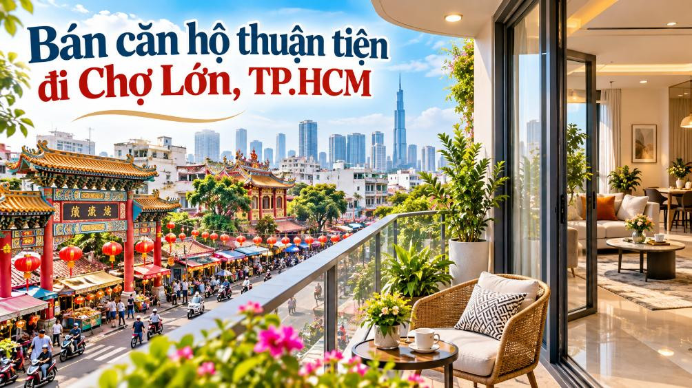 Bán căn hộ Phú Định thuận tiện đi khu Chợ Lớn