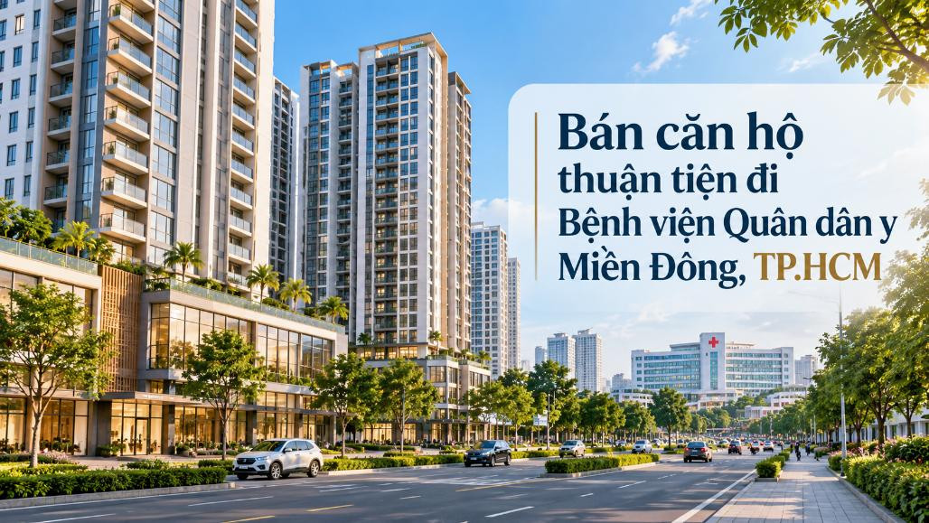 Bán căn hộ Phước Long thuận tiện đi Bệnh viện Quân dân y Miền Đông