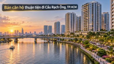 Bán căn hộ Tân Thuận thuận tiện đi Cầu Rạch Ông