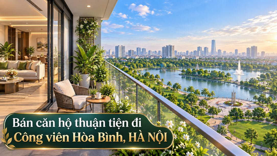 Bán căn hộ Tây Hồ thuận tiện đi Công viên Hòa Bình