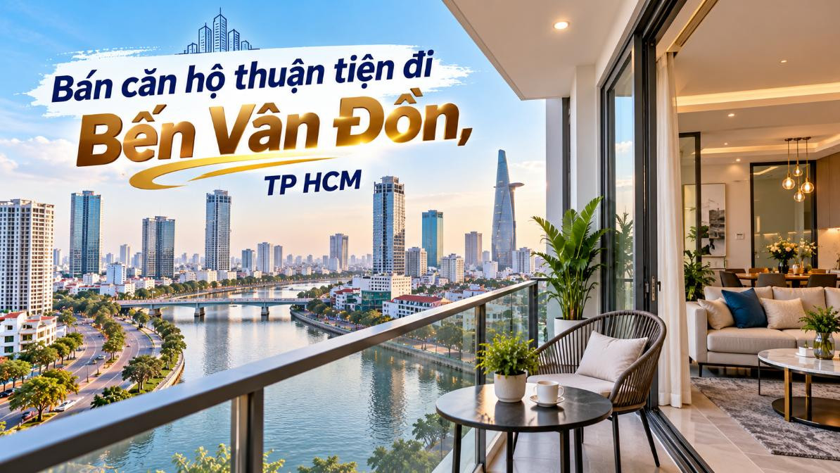 Bán căn hộ Vĩnh Hội thuận tiện đi Bến Vân Đồn