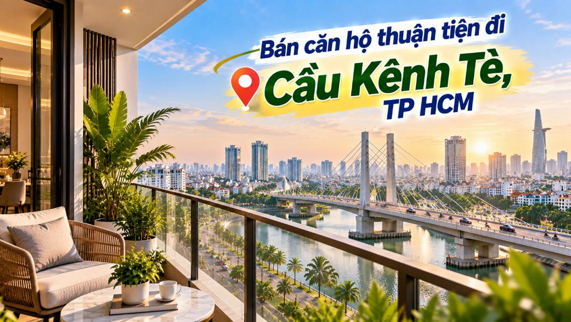 Bán căn hộ Vĩnh Hội thuận tiện đi Cầu Kênh Tẻ