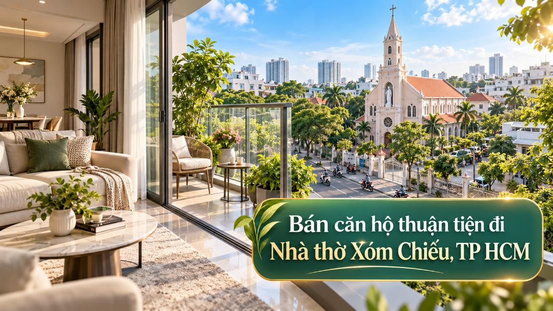 Bán căn hộ Vĩnh Hội thuận tiện đi Nhà thờ Xóm Chiếu