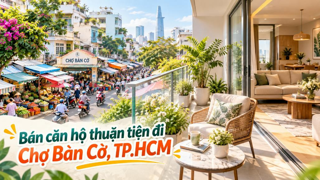 Bán căn hộ Vườn Lài thuận tiện đi Chợ Bàn Cờ