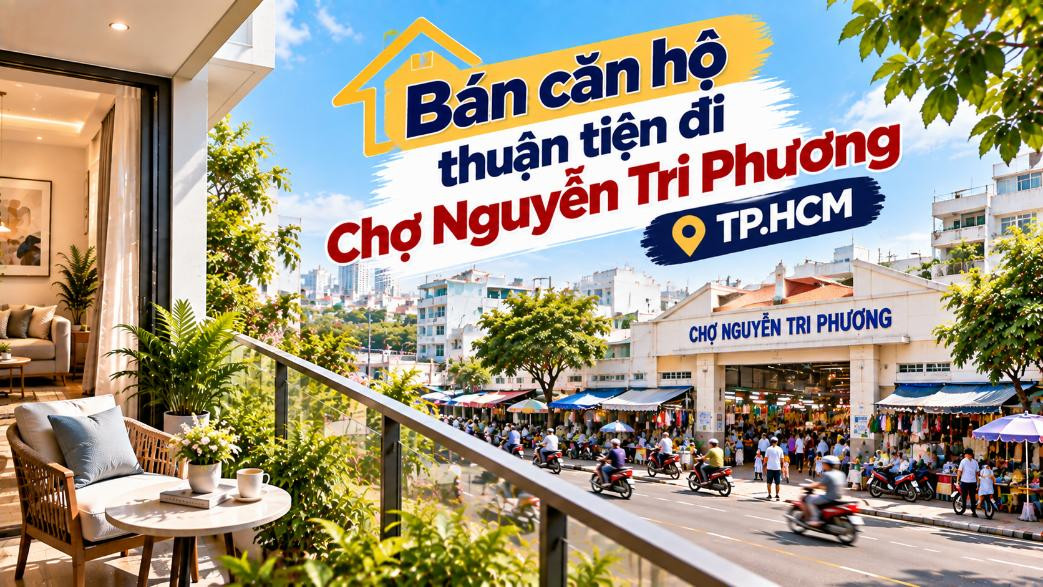Bán căn hộ Vườn Lài thuận tiện đi Chợ Nguyễn Tri Phương