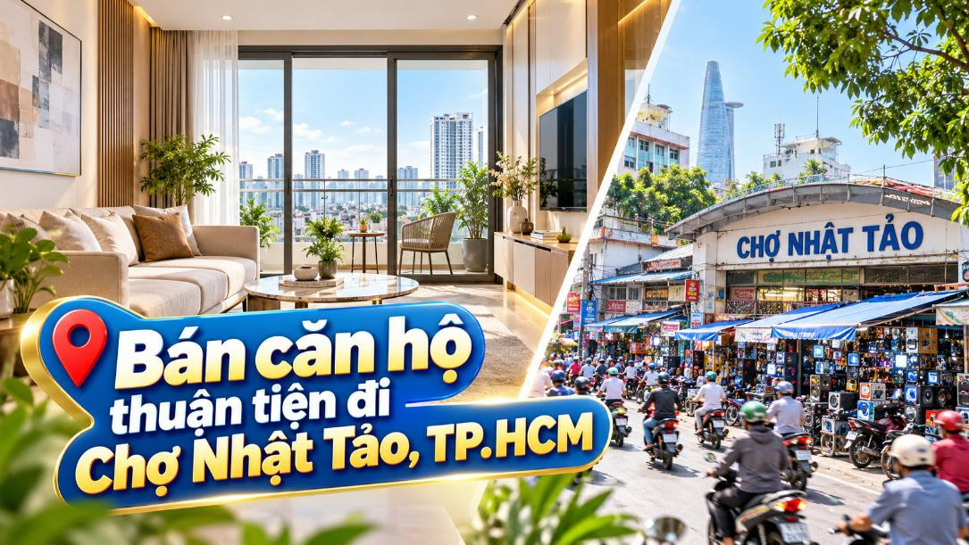 Bán căn hộ Vườn Lài thuận tiện đi Chợ Nhật Tảo