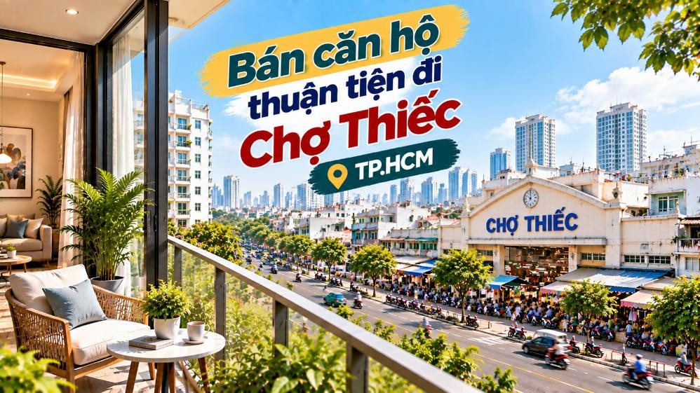 Bán căn hộ Vườn Lài thuận tiện đi Chợ Thiếc