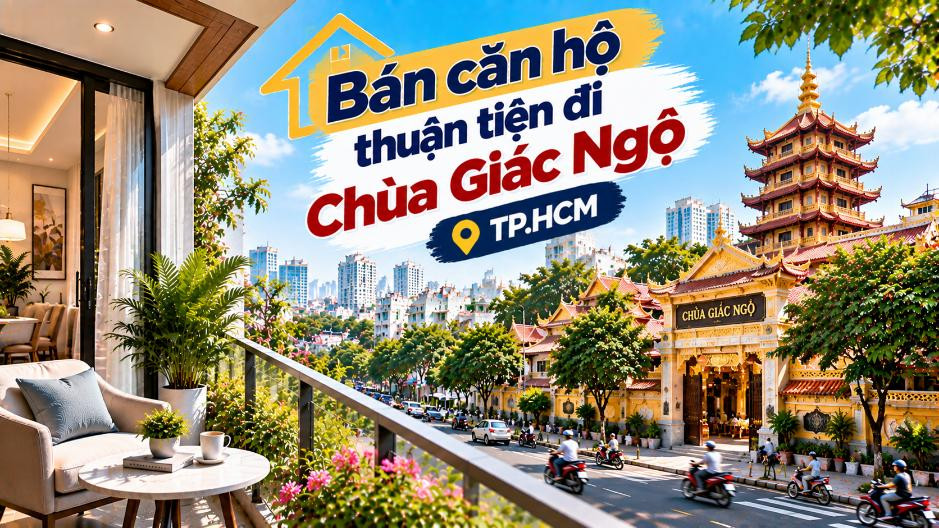 Bán căn hộ Vườn Lài thuận tiện đi Chùa Giác Ngộ