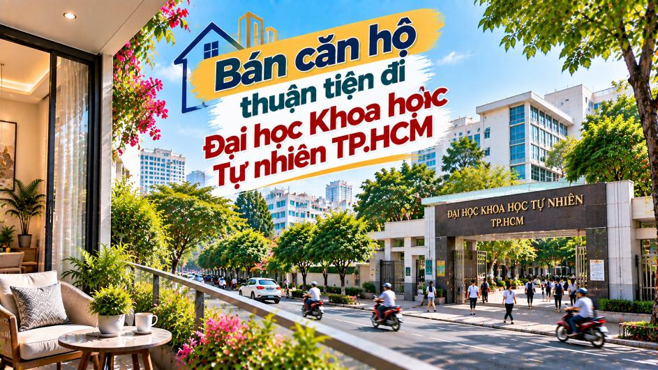Bán căn hộ Vườn Lài thuận tiện đi Đại học Khoa học Tự nhiên