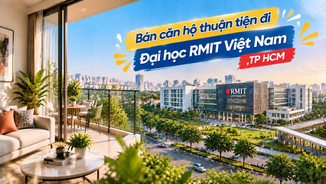 Bán căn hộ Xóm Chiếu thuận tiện đi Đại học RMIT Việt Nam