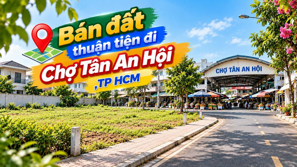 Bán đất Bình Mỹ thuận tiện đi Chợ Tân An Hội, tiềm năng dài hạn