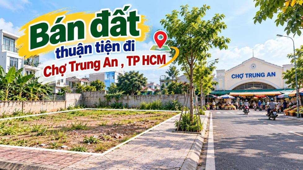 Bán đất Bình Mỹ thuận tiện đi Chợ Trung An, phù hợp đầu tư