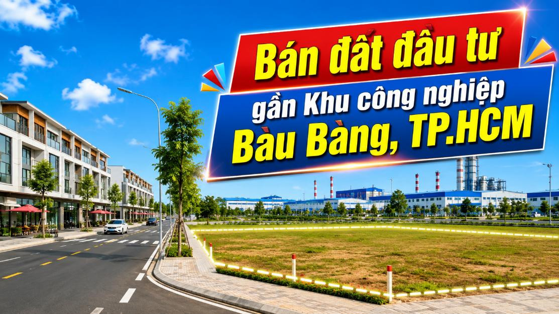 Bán đất đầu tư gần KCN Bàu Bàng, vị trí dễ kết nối