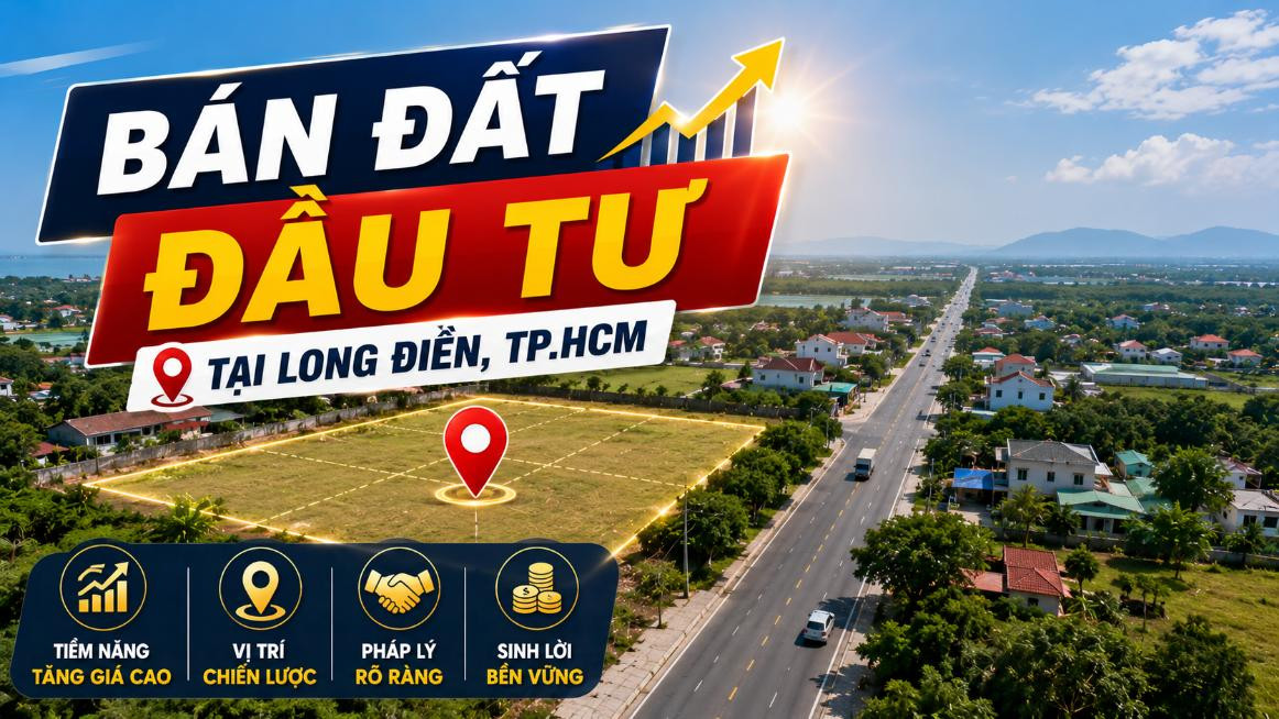 Bán đất đầu tư tại Long Điền, vị trí dễ kết nối