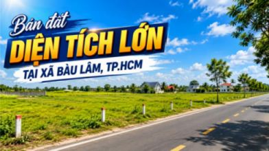 Bán đất diện tích lớn tại Bàu Lâm, nhiều phương án sử dụng