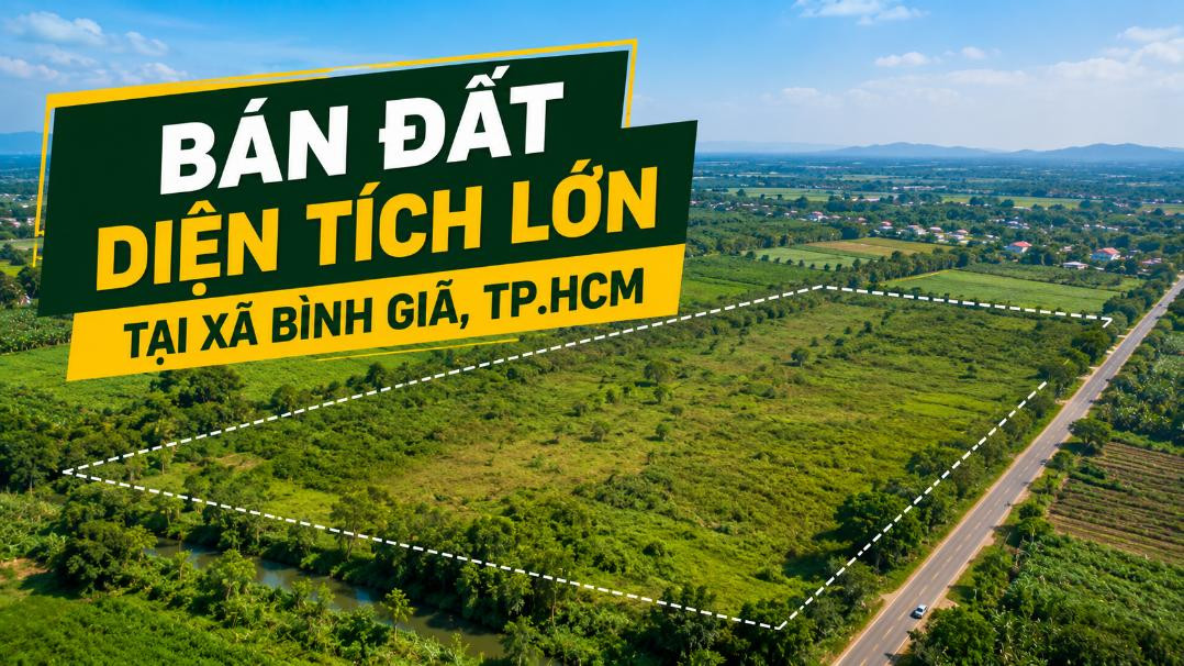 Bán đất diện tích lớn tại Bình Giã, đa dạng phương án