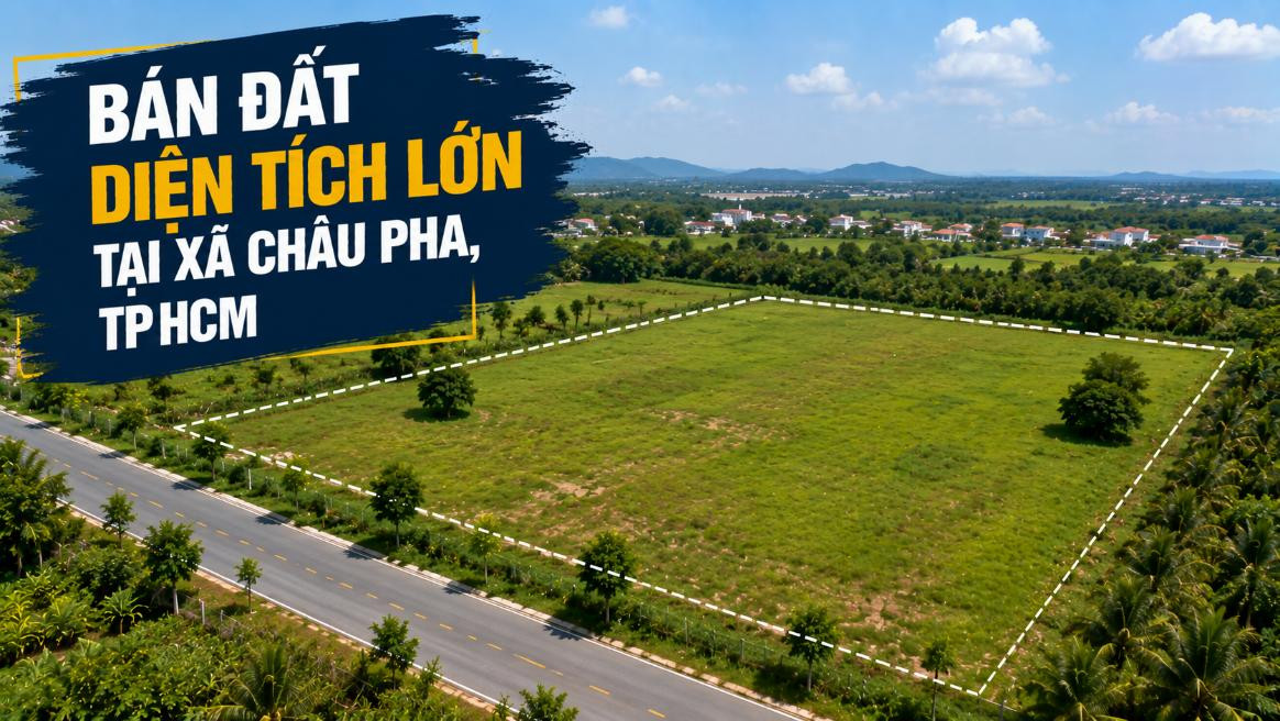 Bán đất diện tích lớn tại Châu Pha, đa dạng phương án