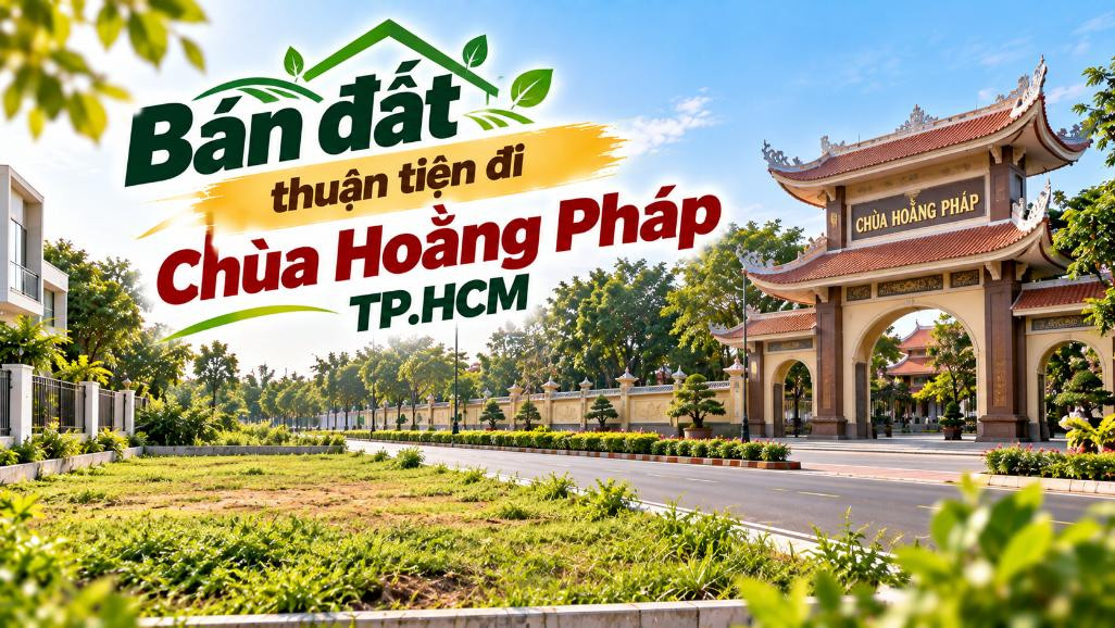 Bán đất Đông Thạnh thuận tiện đi Chùa Hoằng Pháp
