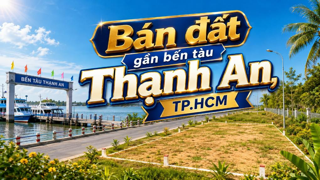 Bán đất gần bến tàu Thạnh An, vị trí thuận tiện đầu tư