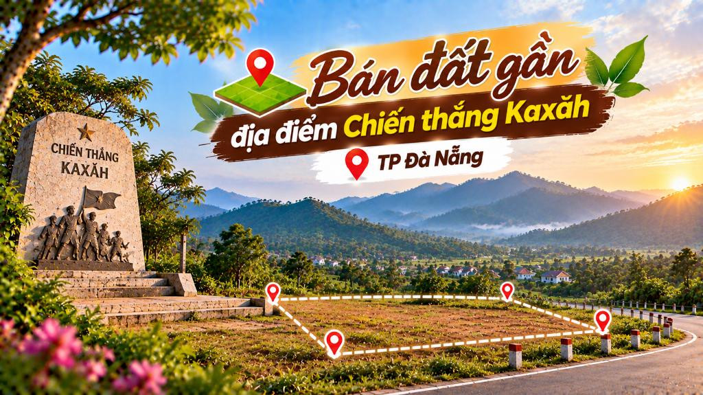 Bán đất gần Chiến thắng Kaxăh – phù hợp đầu tư và nhà vườn