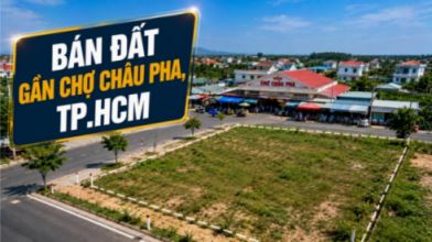 Bán đất gần Chợ Châu Pha, thuận tiện xây nhà và đầu tư