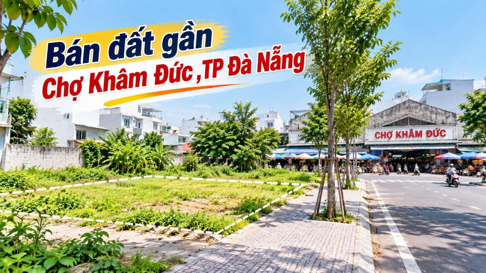 Bán đất gần Chợ Khâm Đức – Đón dòng dân cư, sáng hướng kinh doanh