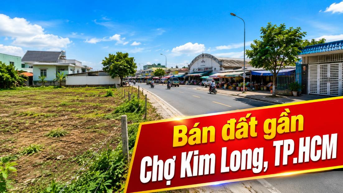 Bán đất gần Chợ Kim Long, thuận tiện xây nhà và đầu tư