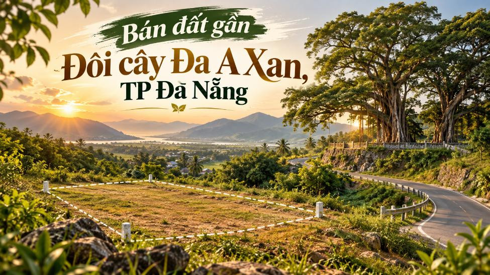 Bán đất gần Đôi cây Đa A Xan – phù hợp nhà vườn, đầu tư dài hạn