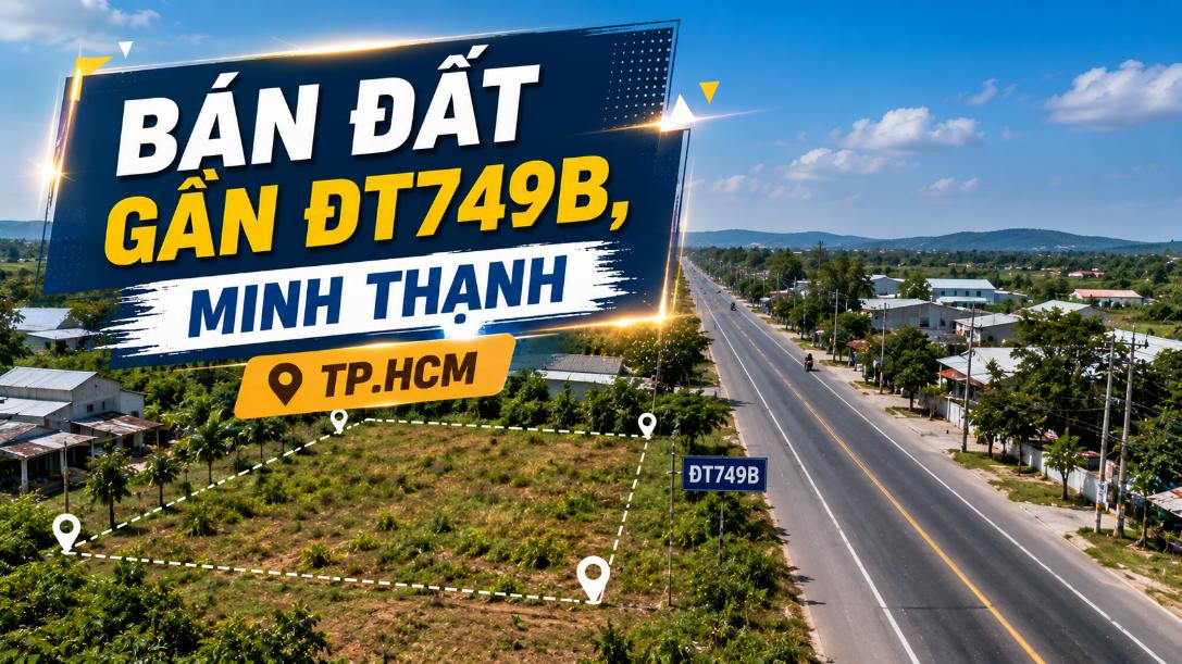 Bán đất gần ĐT749B, Minh Thạnh, giao thông thuận tiện