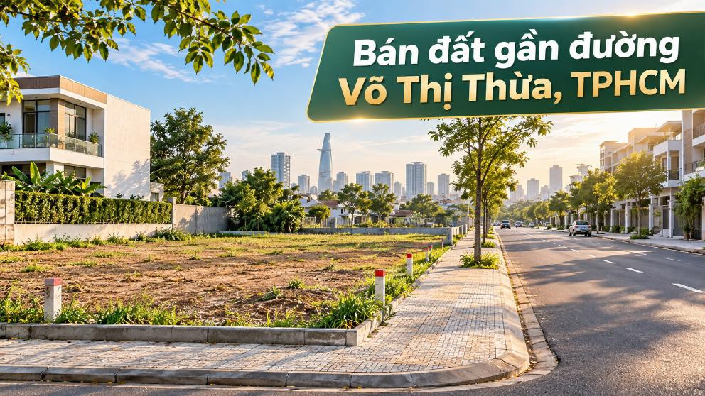 Bán đất gần đường Võ Thị Thừa – phù hợp xây ở, đầu tư lâu dài