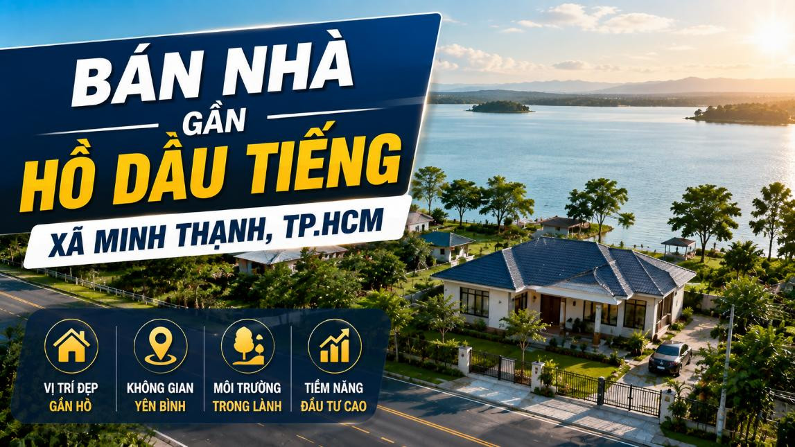 Bán đất gần Hồ Dầu Tiếng, Minh Thạnh, tiềm năng dài hạn