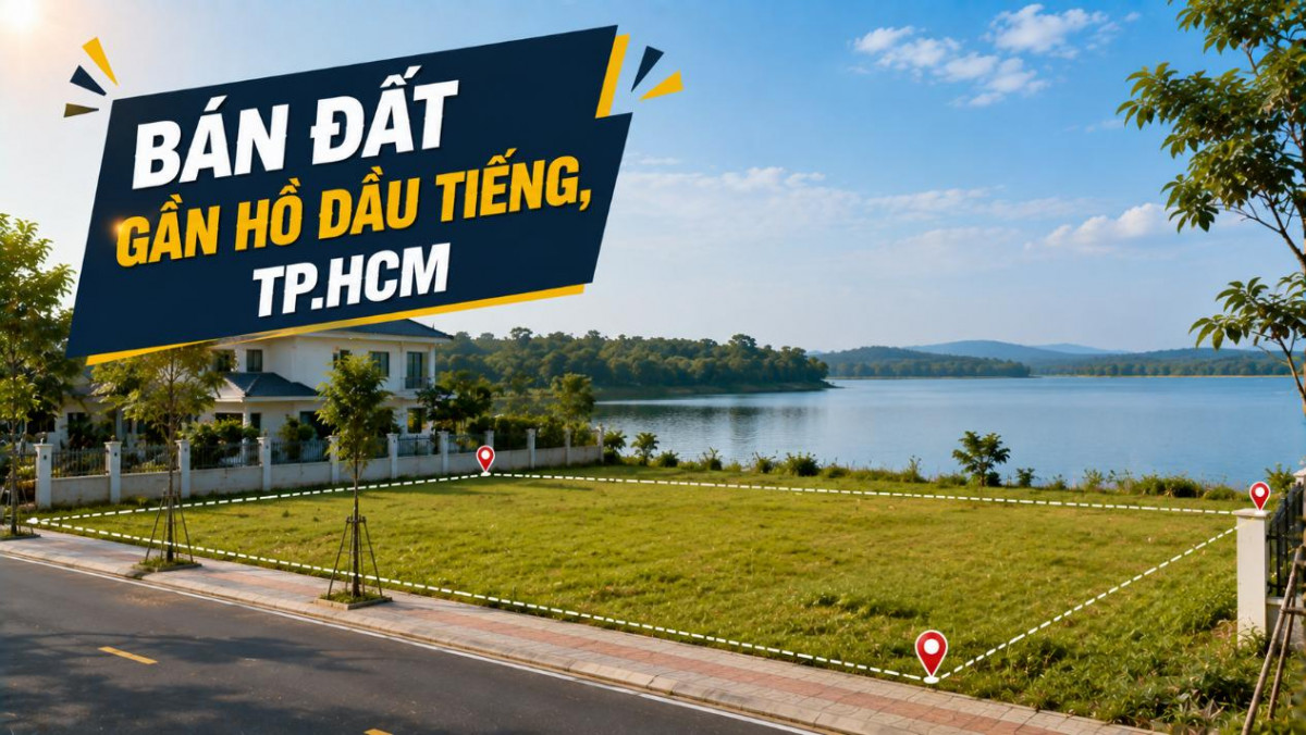Bán đất gần Hồ Dầu Tiếng, tiềm năng đầu tư dài hạn