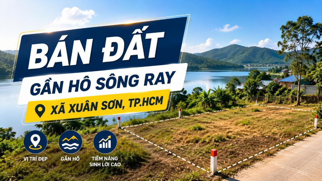 Bán đất gần Hồ Sông Ray, Xuân Sơn, không gian thoáng