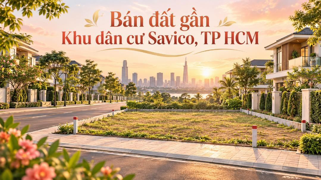 Bán đất gần Khu dân cư Savico – vị trí đẹp, thuận tiện đầu tư