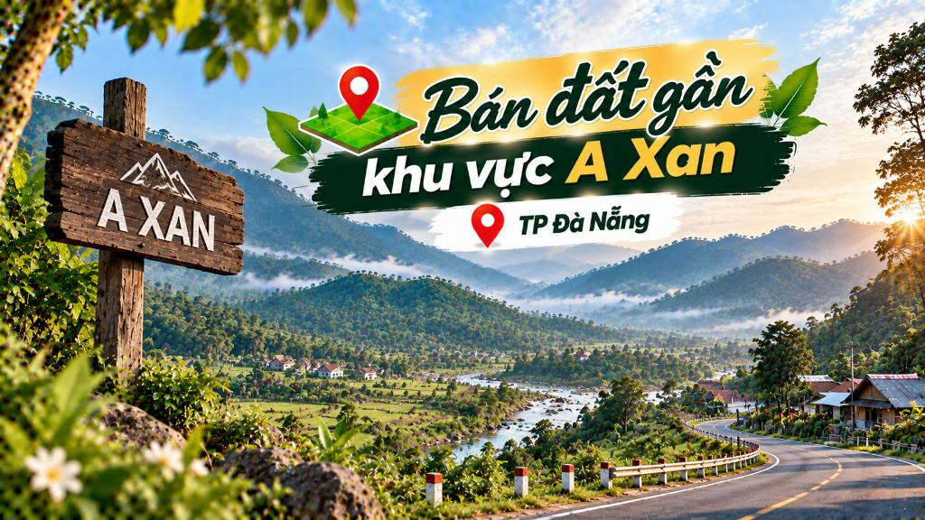 Bán đất gần khu vực A Xan – phù hợp xây nhà, làm vườn
