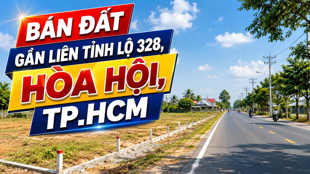 Bán đất gần Liên tỉnh lộ 328, Hòa Hội, dễ kết nối