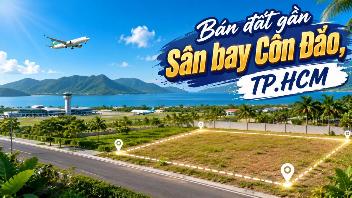 Bán đất gần Sân bay Côn Đảo, thuận tiện kết nối