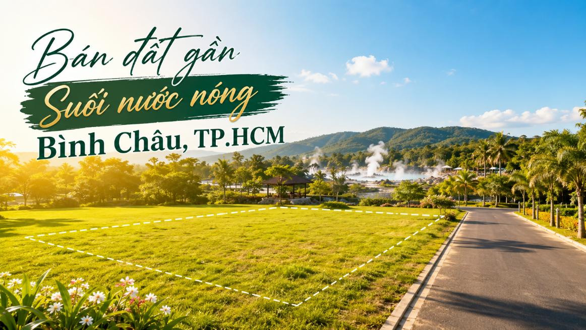 Bán đất gần Suối nước nóng Bình Châu, tiềm năng dài hạn