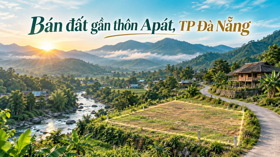 Bán đất gần thôn Apát – phù hợp xây nhà, làm vườn