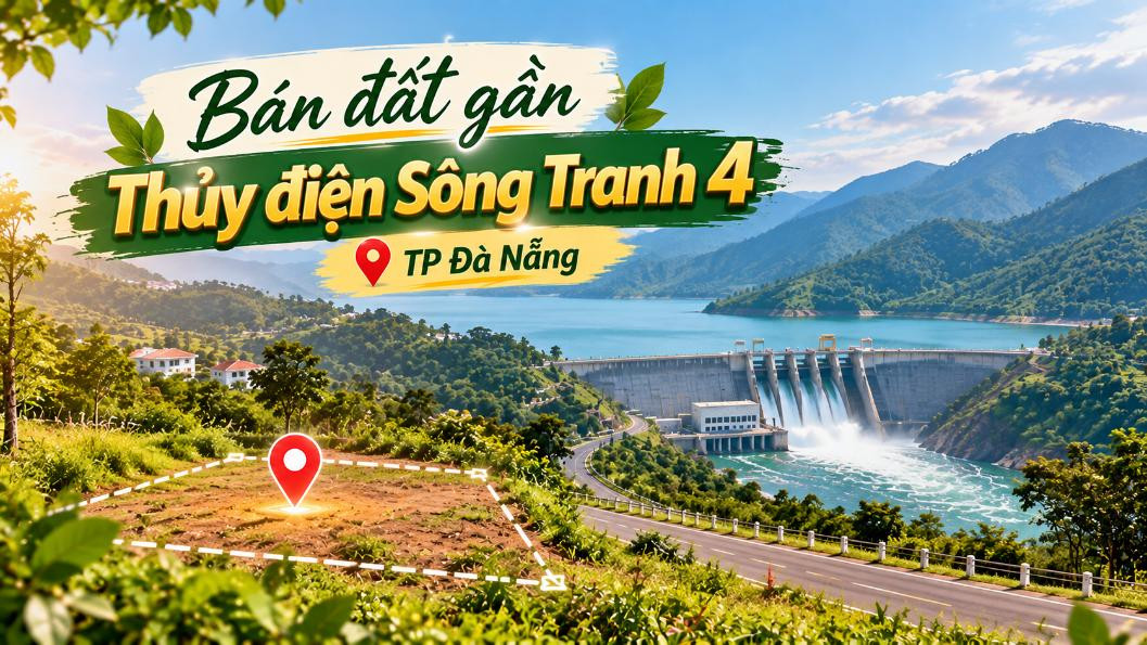 Bán đất gần Thủy điện Sông Tranh 4 – tiềm năng nhà vườn, nghỉ dưỡng