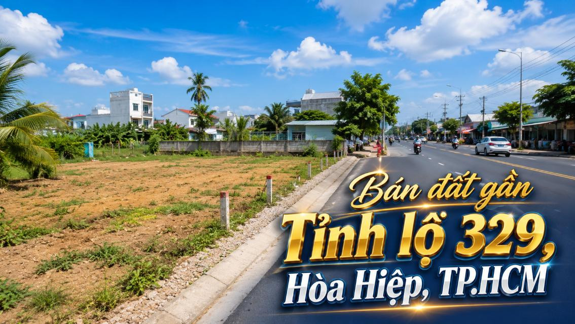 Bán đất gần Tỉnh lộ 329, Hòa Hiệp, dễ kết nối