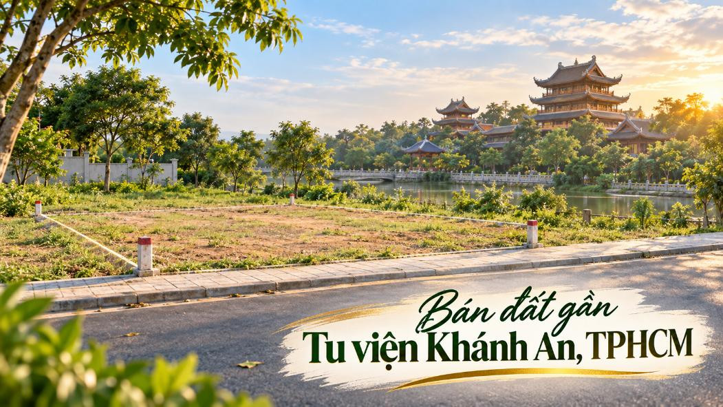 Bán đất gần Tu viện Khánh An – vị trí đẹp, thuận tiện xây ở
